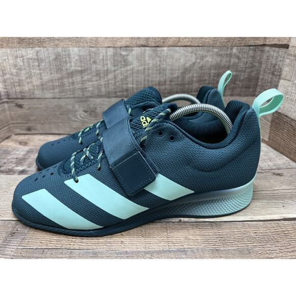 Adidas Adipower Weightlifting 2 Sneakers FX0570 Womens Size 11 Teal Mint New - Picture 1 of 11
